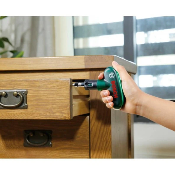 Bosch 10 Parça Cırcırlı Cep Tornavidası - Resim 3