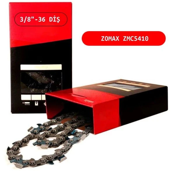 PTTAVM: Zomax ZMC5410 Motorlu Testere Zinciri 3/8 - 36 Diş