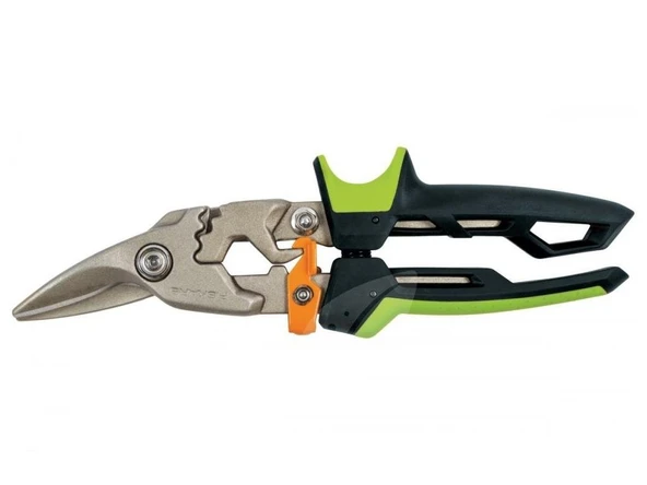 Fiskars 1027208 PowerGear Metal Levha Makası - Sağ Kesim ürün görseli 1