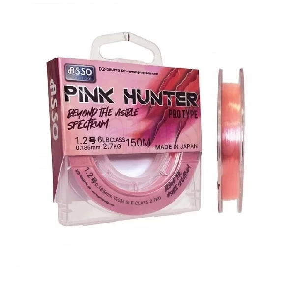 Asso Pınk Hunter Flourocarbon Misina 0,26Mm 300Mt ürün görseli 1