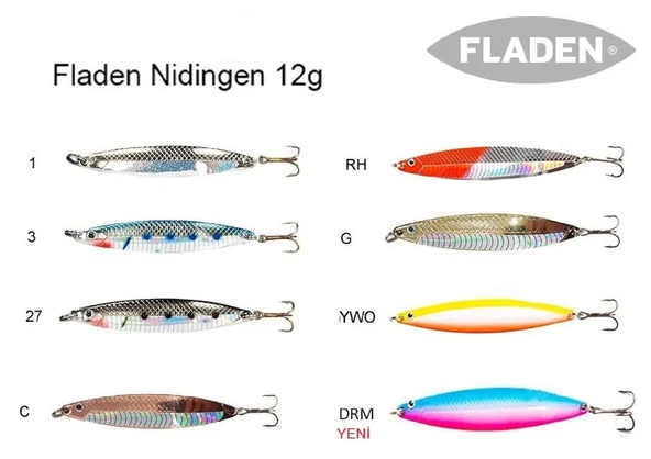 Nıdıngen Flash Yeni Seri Lüfer Kaşık 12Gr Renk:Rh ürün görseli 1