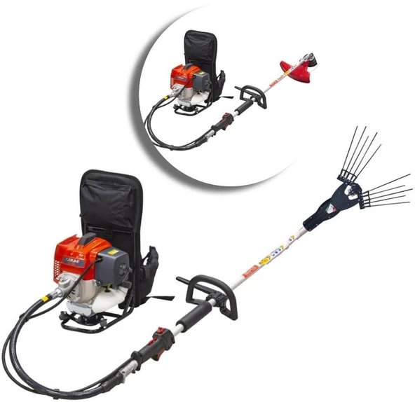 Kawasaki TJ53E Motorlu Baseh Flap Taraklı Zeytin Hasat Makinası ürün görseli 1