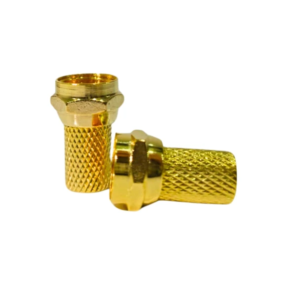 RG6 Gold F Konnektör (50Adet) Kutulu ürün görseli 1