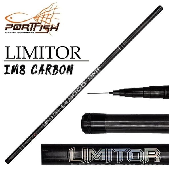 Portfish Limitör Göl Kamışı Carbon 8 Im 600 Cm ürün görseli 1