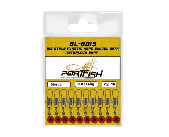 Portfish Bl-6015 Stoperli Fırdöndülü Klips L Beden ürün görseli 1