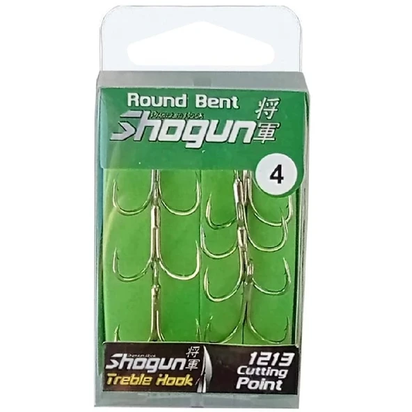 Shogun 1213 Round Bent High Carbon Nikel 3’Lü İğne No:2 ürün görseli 1