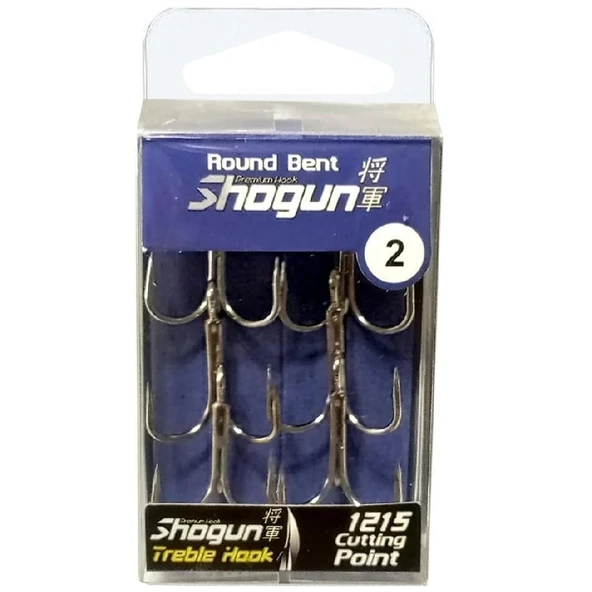 Shogun 1215 Round Bent High Carbon Nikel 3’Lü İğne No:4 ürün görseli 1