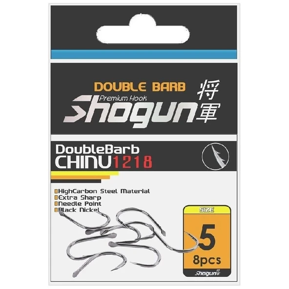 Shogun 1218 Chinu Çift Tırnaklı Olta İğnesi No:1 ürün görseli 1