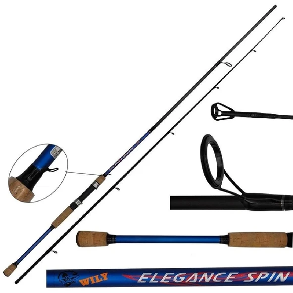Spin Kamış Wily Elegance 270 Cm 10 - 40 Gr Aksiyonlu ürün görseli 1