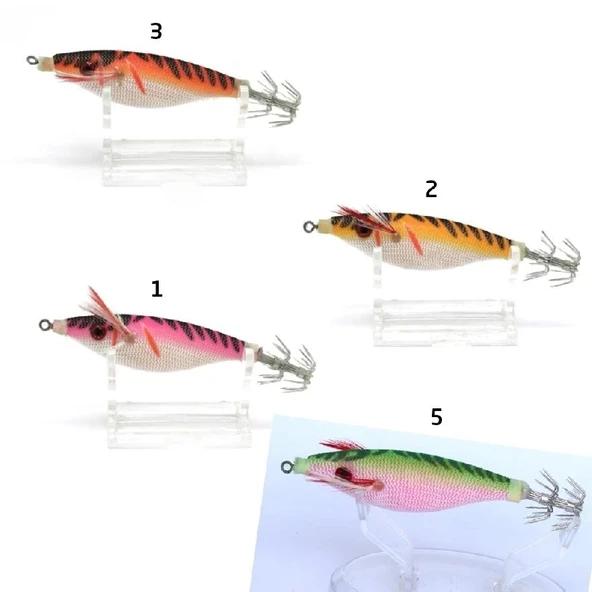 Captain 3003 Excelance Squid Jig Kalamar Zokası 6 Cm. Renk:1 ürün görseli 1