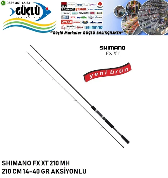 Shimano Fx Xt 210Mh 14-40 Gr Aksiyonlu Spin Kamışı ürün görseli 1