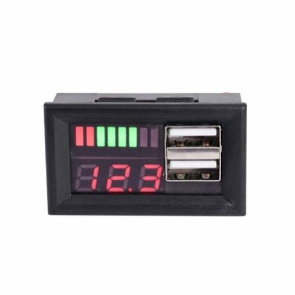 12V Akü Kapasite Göstergesi - 5V 2A USB Çıkışlı ürün görseli 1