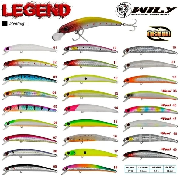 Wily Legend 9 Cm Maket Balık 5.8 Gr (0 - 0.6M) Renk:14 ürün görseli 1