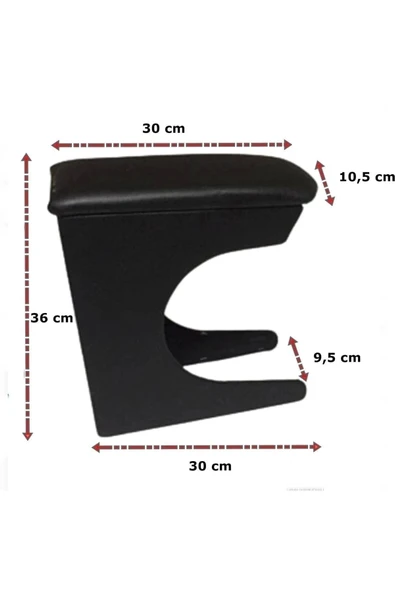 Her Araca Uygun Ayaklı Delmeden Pratik Tamamı MDF Üretimi İki Ayak Ölçüsü Arası 4.5 cm Model ürün görseli 1
