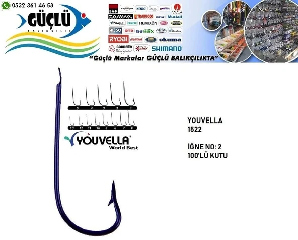 Youvella 1303 (1522) Mavi 100’Lü Kutu No:10 ürün görseli 1