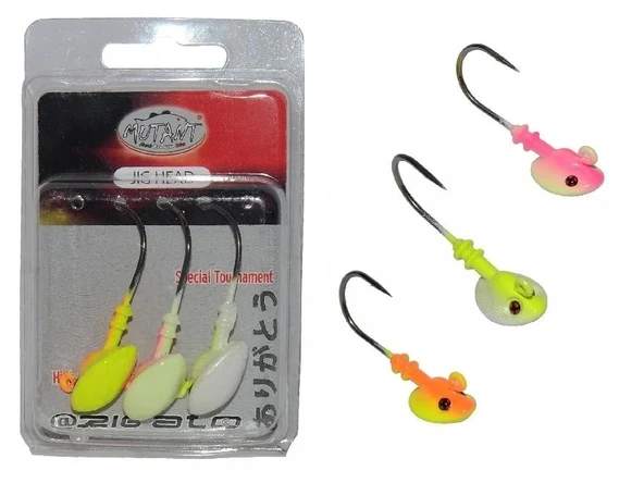 Mutant 6411 Jig Head Rigato Stunner 14Gr 3’Lü Mix Set ürün görseli 1