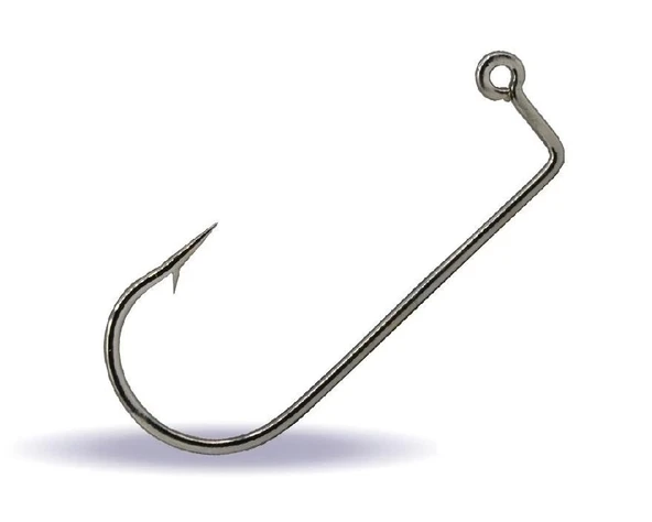 Youvella 2500 Jig Head İğnesi 1/0 No Delikli Uzun 100’Lü Kutu Nikel ürün görseli 1