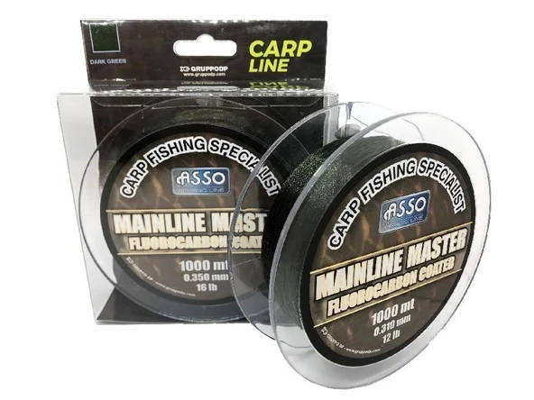 Asso Mainline Master Carp Fc Coated 1.000Mt Koyu Yeşil 0,28Mm ürün görseli 1