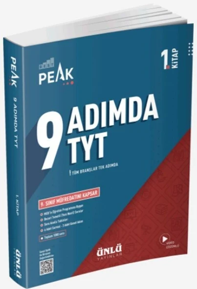 TYT 9 Adımda Soru Bankası 1. Kitap Ünlü Yayıncılık ürün görseli 1