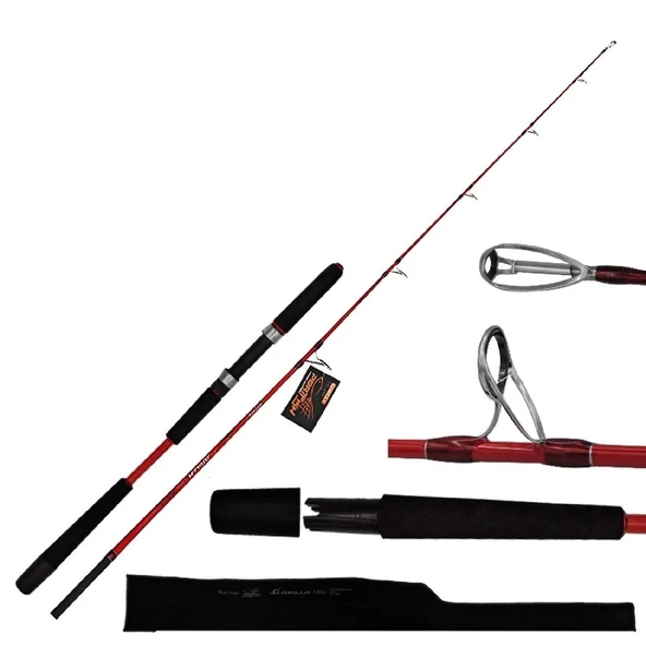 Portfish Gorilla Jig Kamışı 180 cm 75-225 gr 2 Parça ürün görseli 1