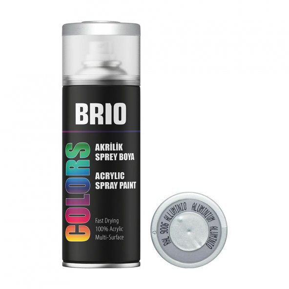 Brio Sprey Boya Akrilik Jant-Alüminyum B9006 400 Ml ürün görseli 1