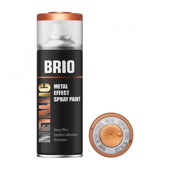 Brio Sprey Boya Metalik Bakır 400 Ml ürün görseli 1