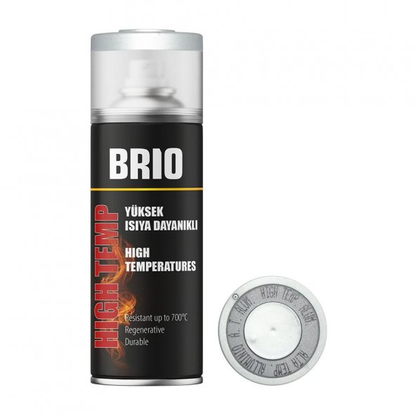 Brio Sprey Boya Gri Yüksek Isıya Dayanıklı Bh9007M 400 Ml ürün görseli 1