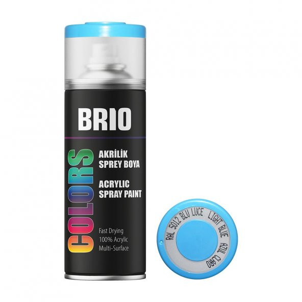 Brio Sprey Boya Akrilik Açık Mavi B5012 400 Ml ürün görseli 1