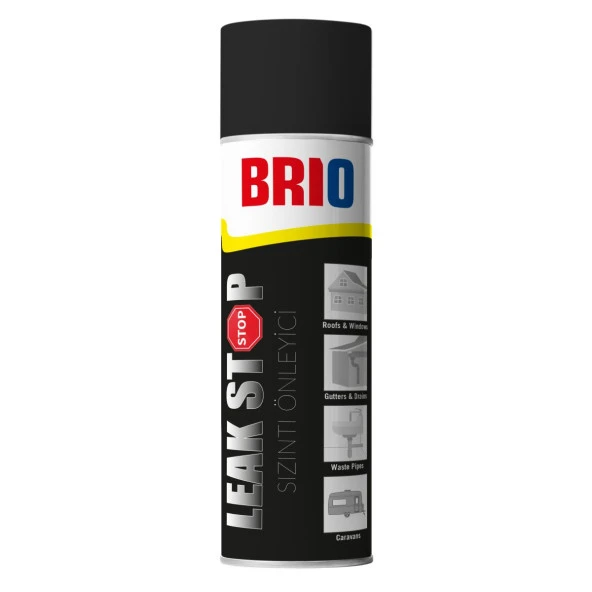 Brio Sızdırmazlık Sprey Sızıntı Önleyici Su Geçirmez Sprey Siyah 500Ml ürün görseli 1