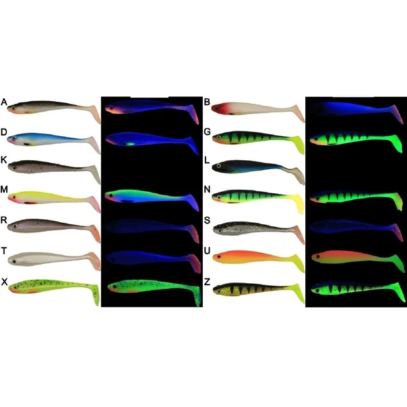 Jaxon Gummy Intensa Tg-Ina070 Silikon Yem 7Cm 5’Li Pk Renk:O ürün görseli 1
