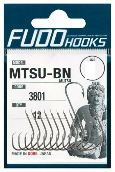 Fudo 3801 Mutsu Black Nikel Çember İğne No:3/0 ürün görseli 1