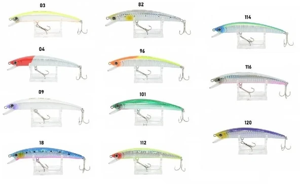 Deeplure Deep Minnow 110Mm Floating 14Gr Maket Balık Renk:114 ürün görseli 1