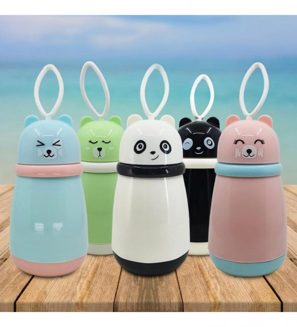 My Bottle Cam Şişe Panda Matara 380 ml ürün görseli 1