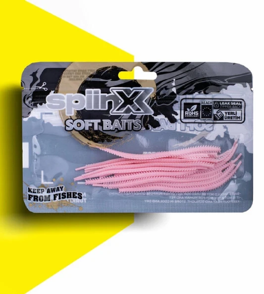 SPIINX ISOME SİLİKON 11CM 14P NATURAL PINK ürün görseli 1