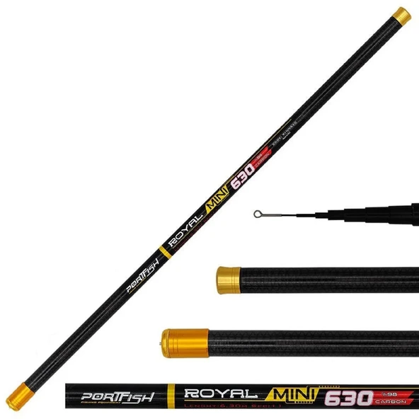Portfish Mini Royal Carbon Göl Kamışı 720 cm 5-20 gr ürün görseli 1