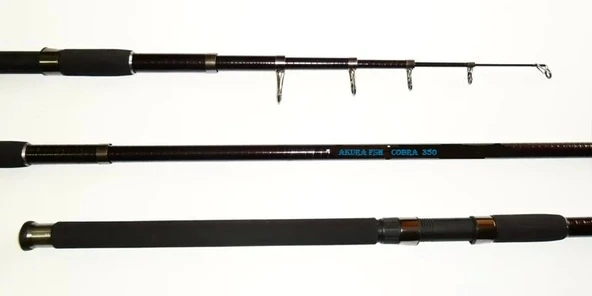 Akura FSH Cobra Carbon Teleskopik Olta Kamışı 350cm 100-200gr Atarlı ürün görseli 1
