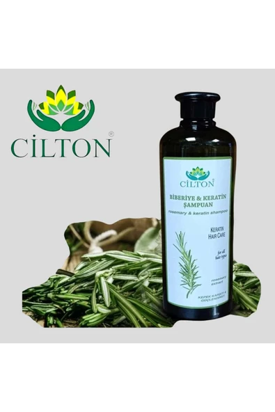 CİLTON  BİBERİYE & KERATİN ŞAMPUAN ROSEMARY & KERATIN SHAMPOO 750 ML ürün görseli 1