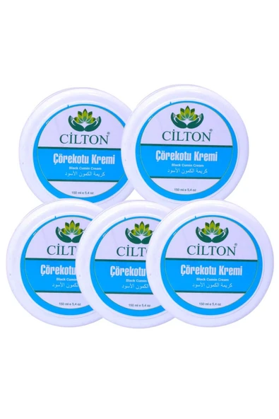 CİLTON  5 ADET ÇÖREKOTU KREMİ ADET 150ML TOPLAM 650 ML ürün görseli 1