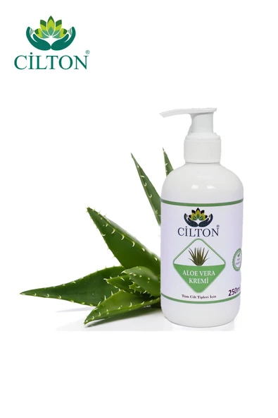 CİLTON  ALEOVERA POMPALI NEMLENDİRİCİ DİNLENDİRİCİ KREM 250 ML ürün görseli 1