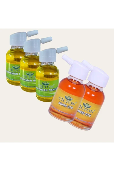 CİLTON  3 ADET ADIYAMAN NANESİ 2 ADET ADAM OTU YAĞI 20 ML ürün görseli 1
