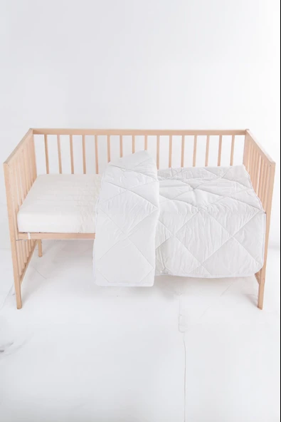 Yorgan Bebek Soft  Beyaz 95x145 ürün görseli 1
