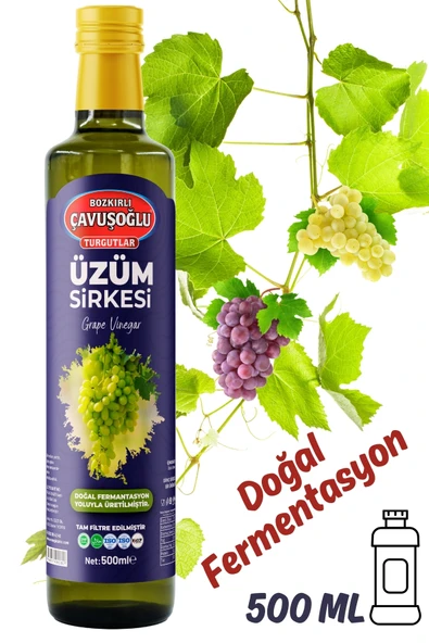 Üzüm Sirkesi Doğal Fermantasyon 500ml - Resim 3