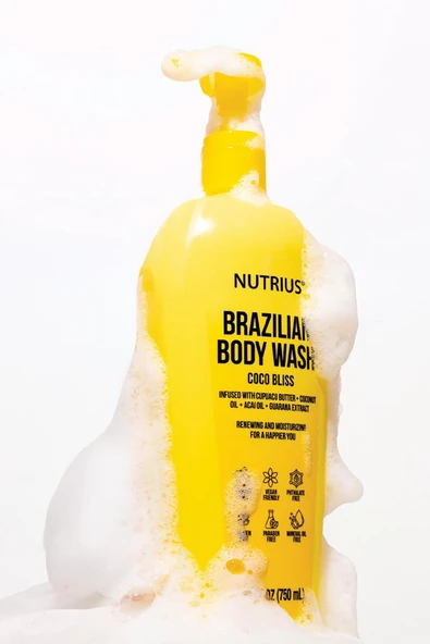 Nutrius Coco Bliss Brazilian Duş Jeli 750ML - Resim 4