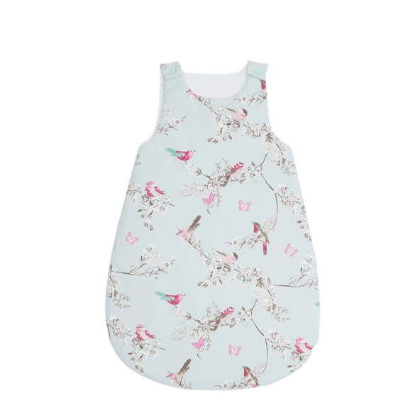 Esma Bebe Uyku Tulumu Vintage Kuşlar Desen/0-12 Ay ürün görseli 1