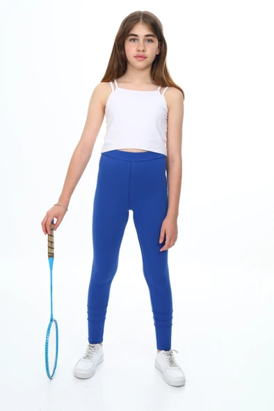 Toontoy Kız Çocuk Paçası Dikişli Tayt ürün görseli 1