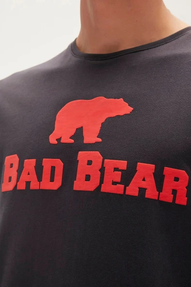 Bear Tee King Size Raven Erkek Tişörtü - Resim 3