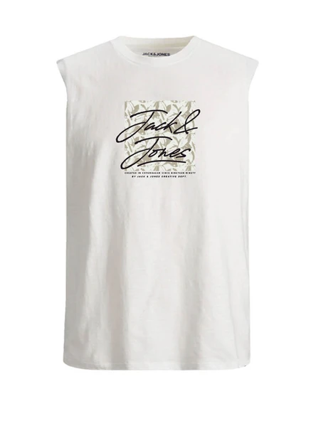JACK JONES Erkek Kolsuz Sporcu Atlet 12277942 ürün görseli 1
