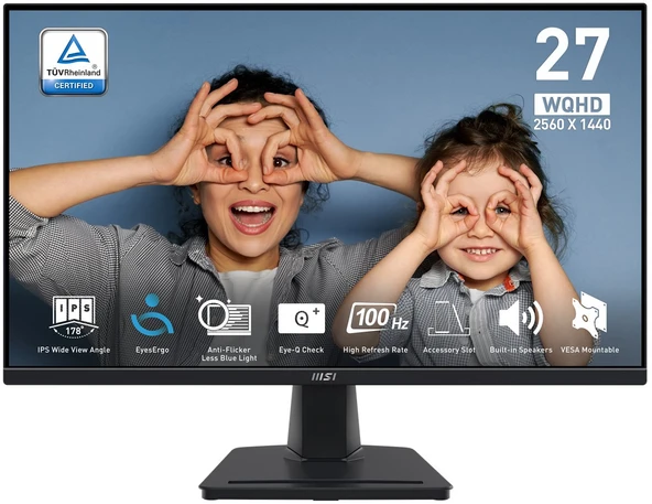 MSI PRO MP275Q 27" 1 ms 2K IPS 100 Hz Monitör ürün görseli 1