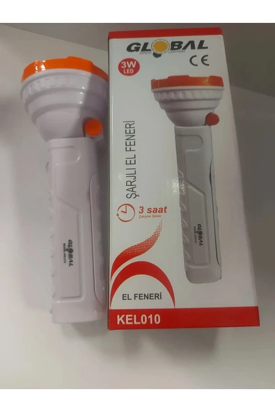 K2 GLOBAL Şarjlı Ledli El Feneri ürün görseli 1