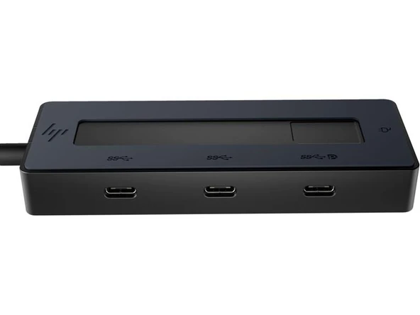 HP Evrensel USB-C Çoklu Bağlantı Noktalı Hub Siyah ürün görseli 1